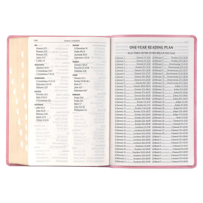 KJV Bible Giant Print Full Size Pink Christian Art Gifts Inc